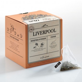 Фиточай Печень, ЖКТ Liverpool, 20 пирамидок